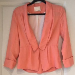 Coral blazer. Size: Small